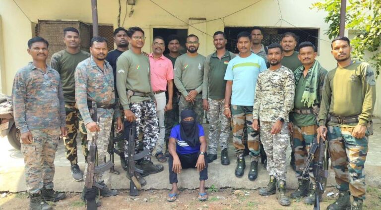 Gadchiroli Police arrests one hardcore Maoist